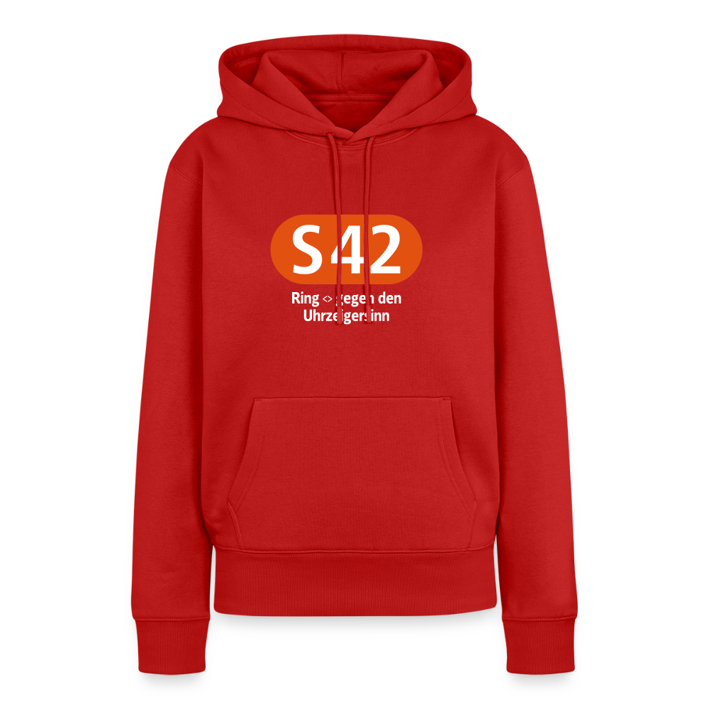 S42 - Frauen Premium Hoodie - Rot