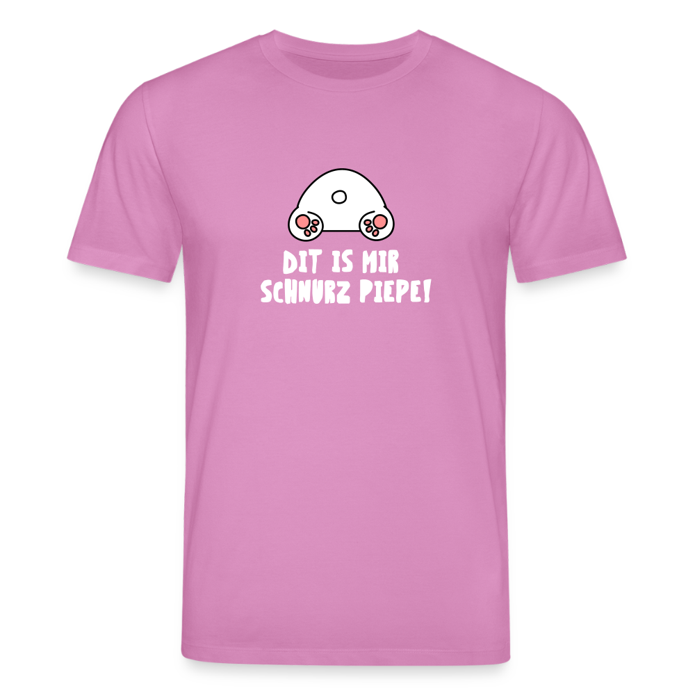 Dit is mir Schnurz Piepe - Unisex Bio T-Shirt - Pink