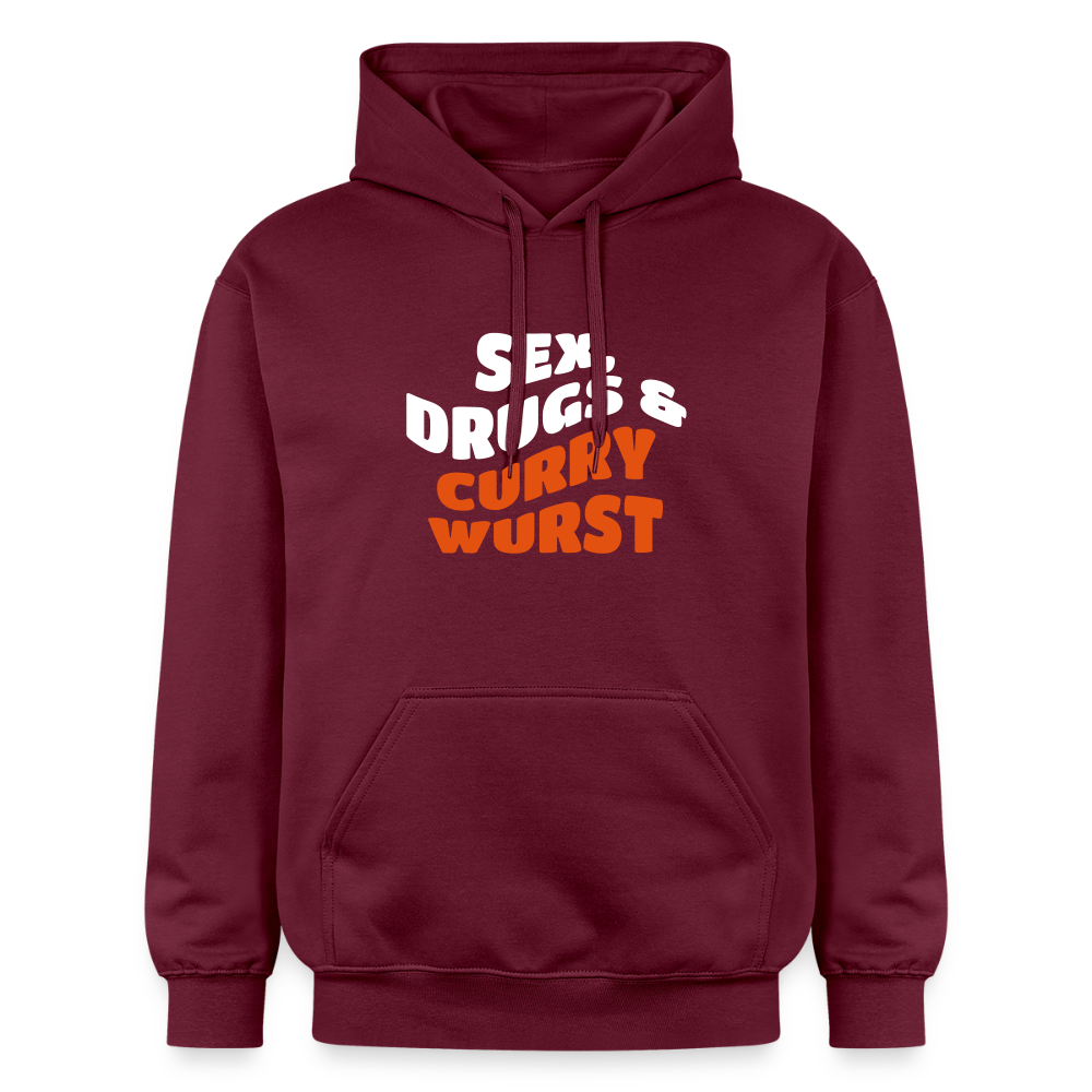 Sex, Drucks & Currywurst - Hoodie - Maroon