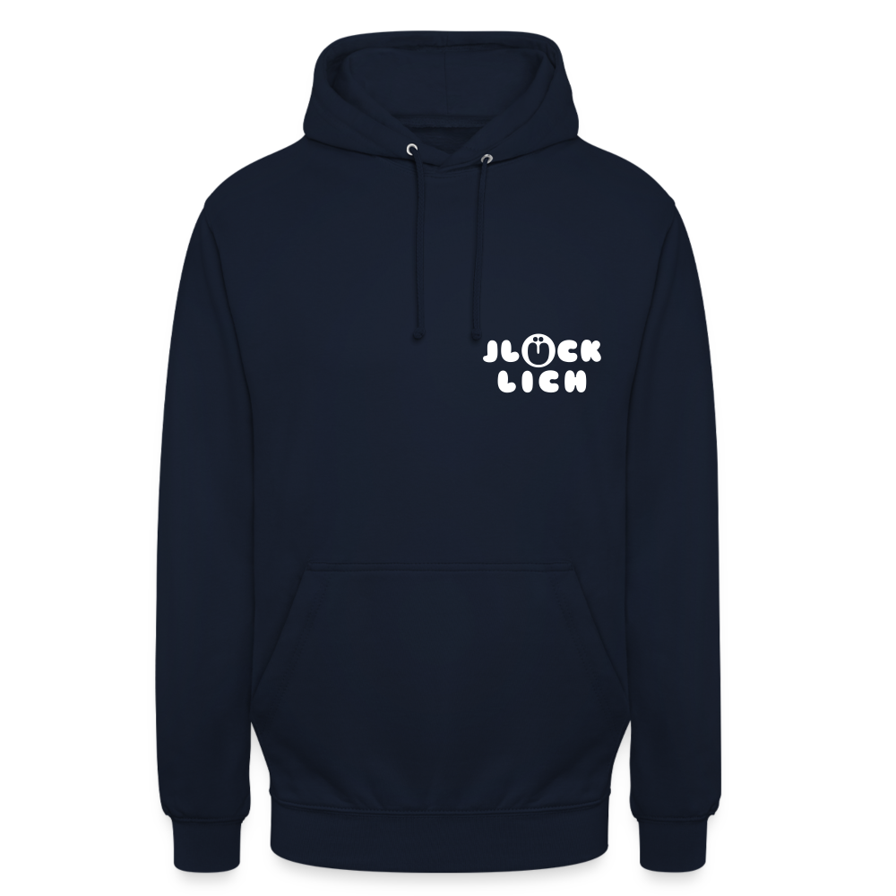 Jlücklich - Unisex Hoodie - Navy
