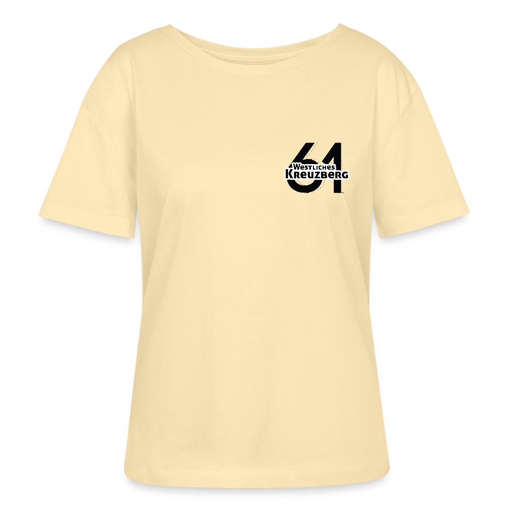 Westliches Kreuzberg - Relaxed Rundhals Frauen Bio-T-Shirt - Creme
