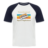 Reinickendorf  Hippest Neighborhood - Männer Baseball T-Shirt - Weiß/Navy