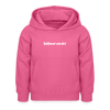 Schlauer wie du! - Kinder Hoodie - Pink