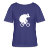 Fahrradbär - Relaxed Rundhals Frauen Bio-T-Shirt - Dämmerung