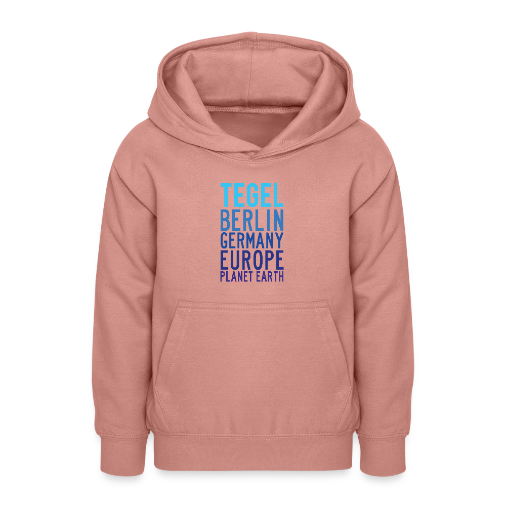 Tegel Planet Earth - Teenager Hoodie - Altrosa