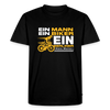 Ein Mann, Ein Biker, Ein Berliner - Männer Premium T-Shirt - Schwarz