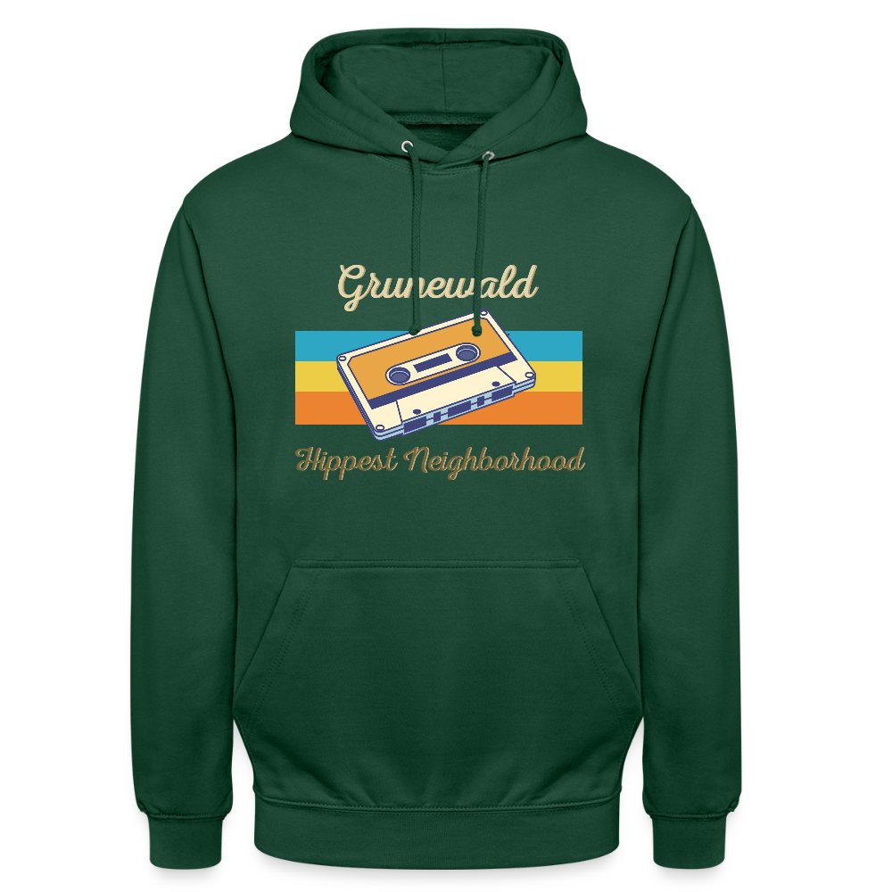 Grunewald Hippest Neighborhood - Unisex Hoodie - Flaschengrün