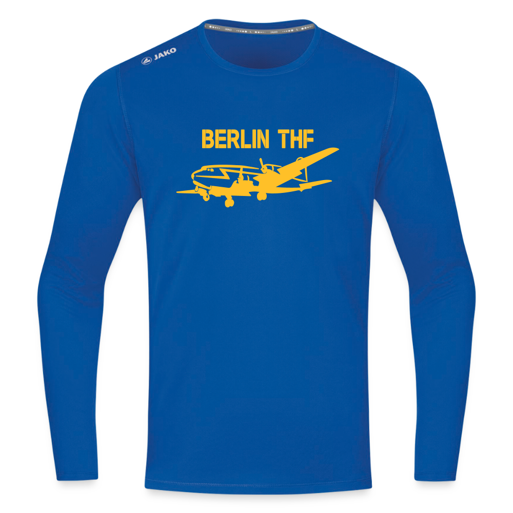 Berlin THF - Männer Sport Langamshirt - Royalblau