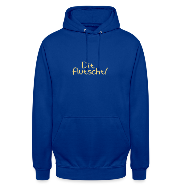 Dit flutscht! - Unisex Hoodie - Royalblau