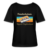 Friedrichshain Hippest Neighborhood - Relaxed Rundhals Frauen Bio-T-Shirt - Schwarz