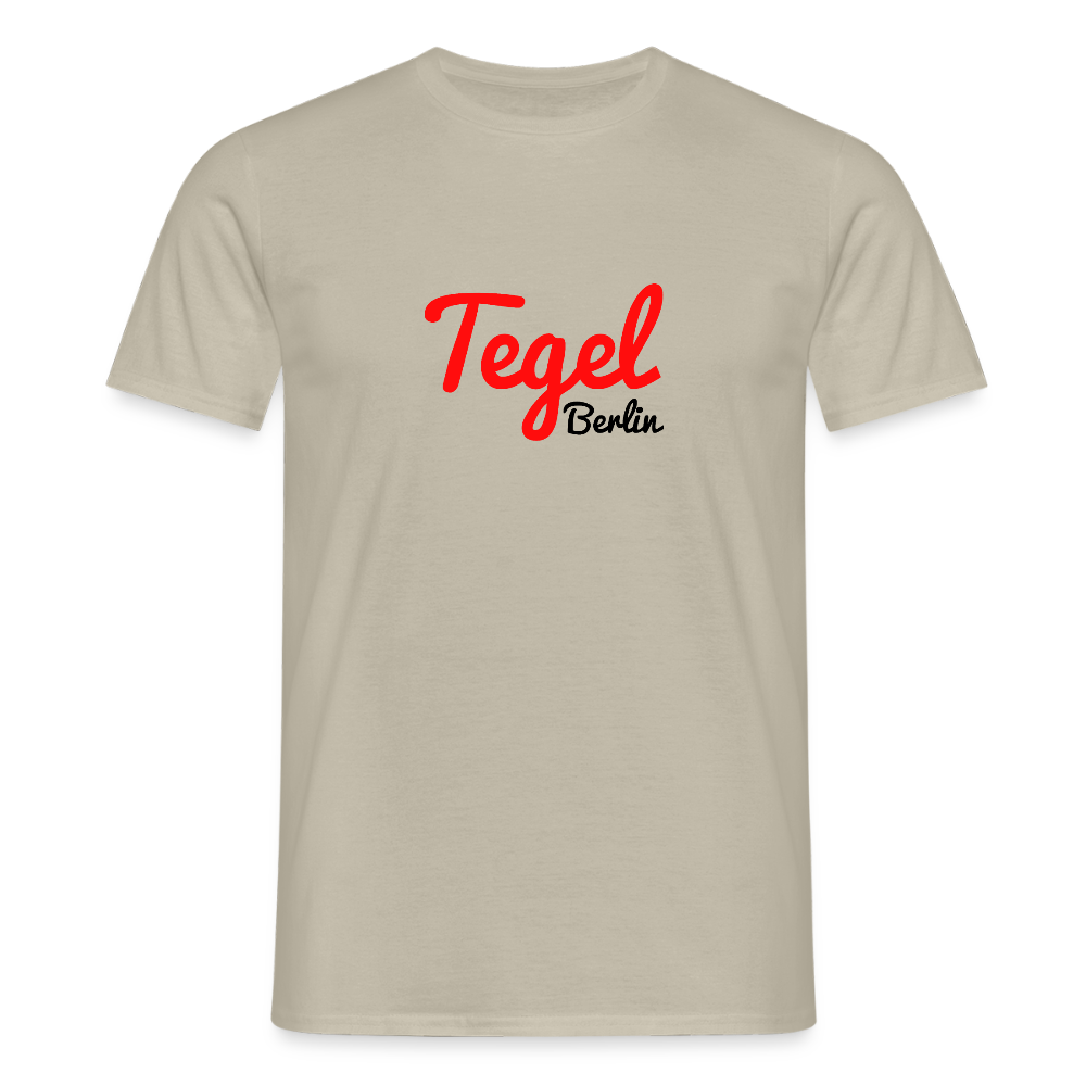 Tegel Berlin - Männer Premium T-Shirt - Sandbeige