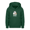 Pass ma uff Keule - Teenager Hoodie - Flaschengrün