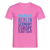 Neukölln Planet Earth - Männer Premium T-Shirt - Pink
