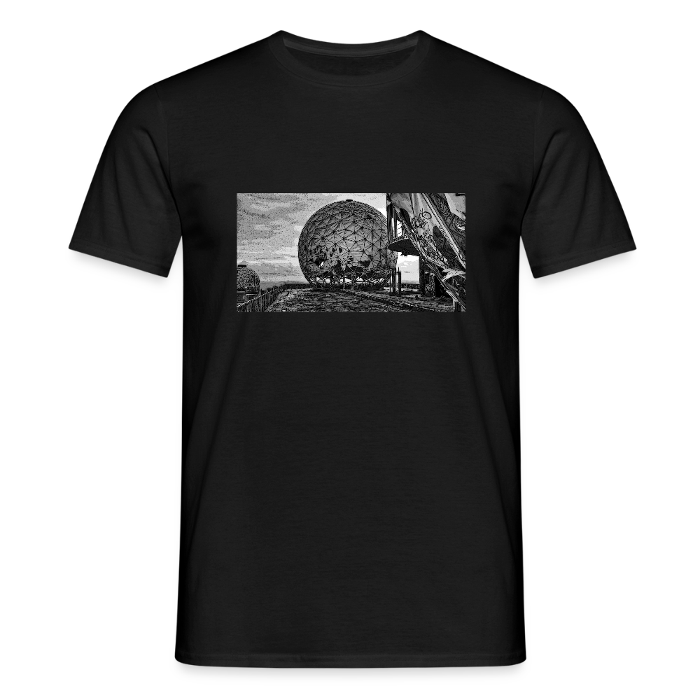 Teufelsberg im Bild - Männer Premium T-Shirt - Schwarz