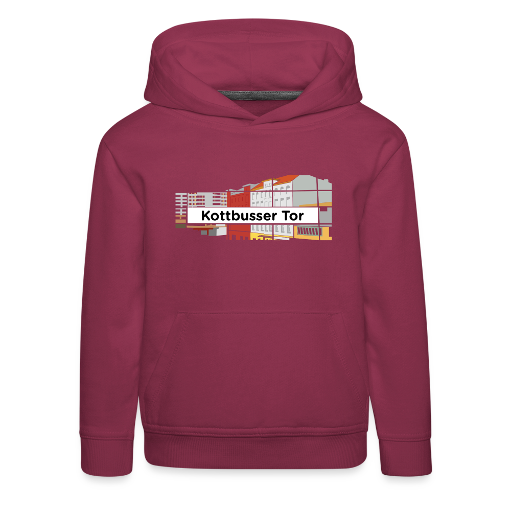 Kottbusser Tor - Kinder Premium Hoodie - Bordeaux