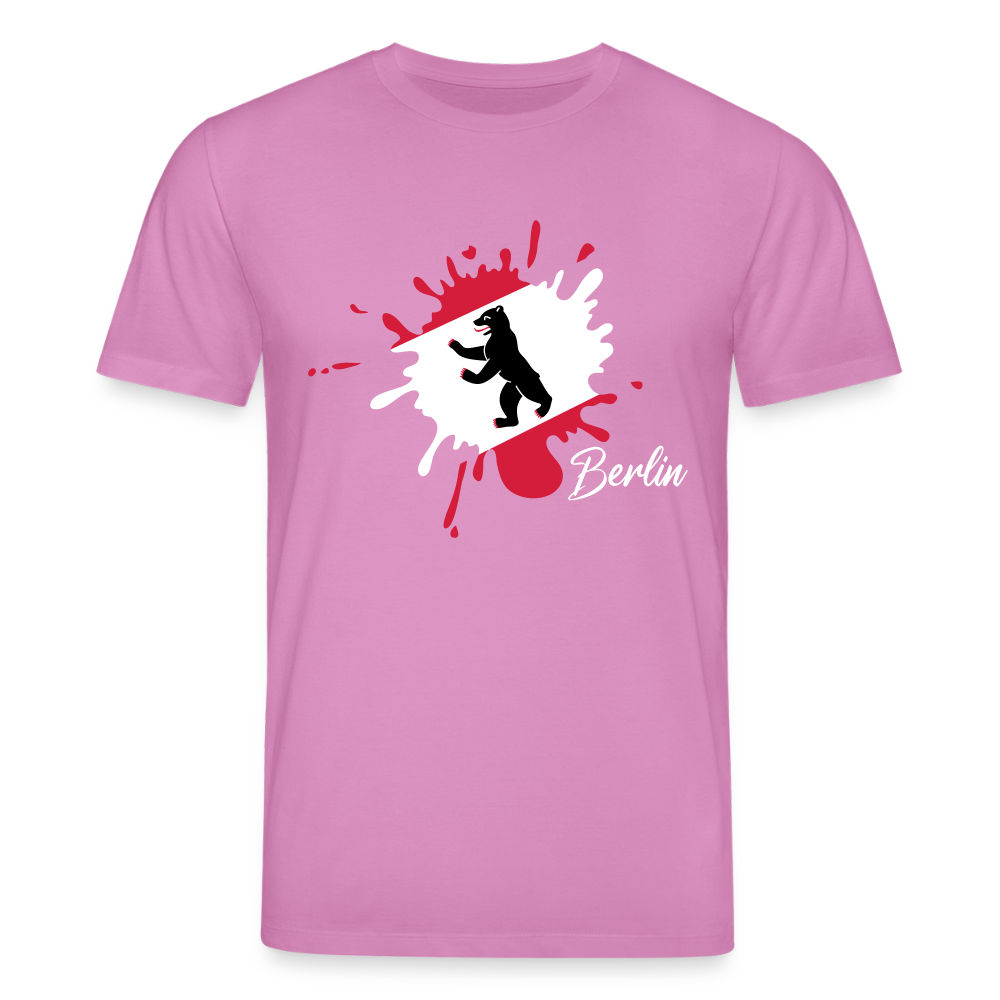 Berlin Klecks Bär - Unisex Bio T-Shirt - Pink