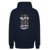 Dit Leben is zu kurz für schlechten Kaffee und olle Meckerköppe! - Unisex Hoodie - Navy