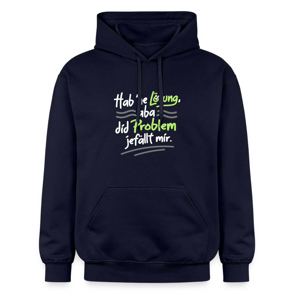 Hab 'ne Lösung, aba did Problem jefällt mir. - Hoodie - Navy
