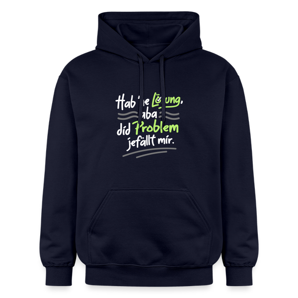 Hab 'ne Lösung, aba did Problem jefällt mir. - Hoodie - Navy