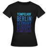 Tempelhof Planet Earth - Frauen Premium T-Shirt - Schwarz