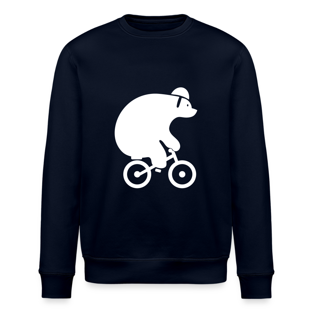 Fahrradbär - Unisex Bio Sweatshirt - Navy