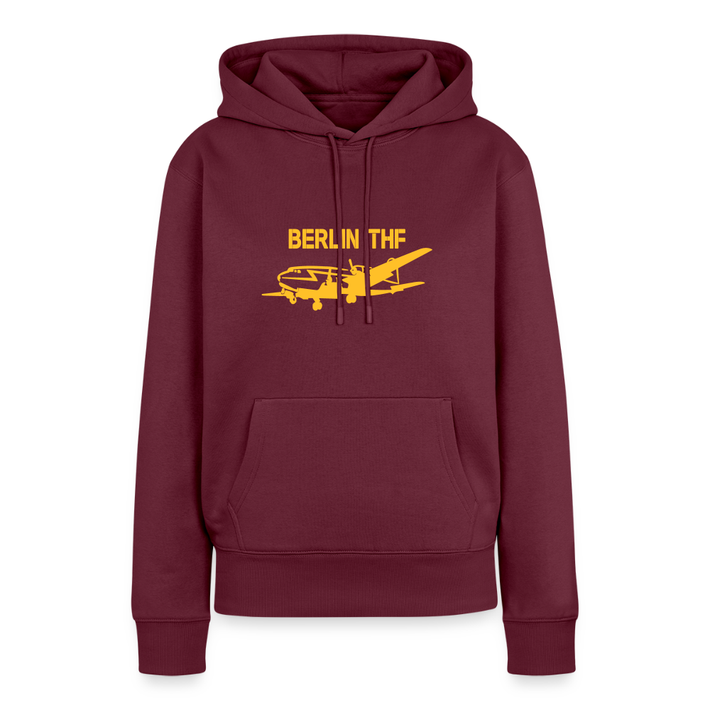 Berlin THF - Frauen Premium Hoodie - Burgunderrot