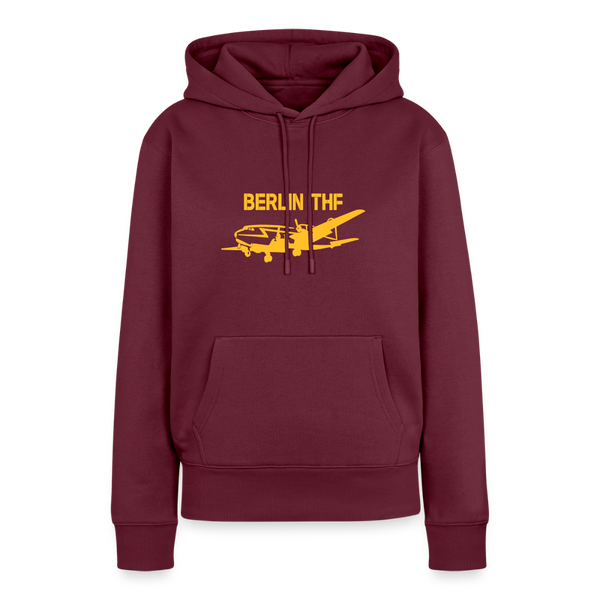 Berlin THF - Frauen Premium Hoodie - Burgunderrot