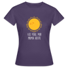 Ick fühl mir prima - Frauen Premium T-Shirt - Dunkellila