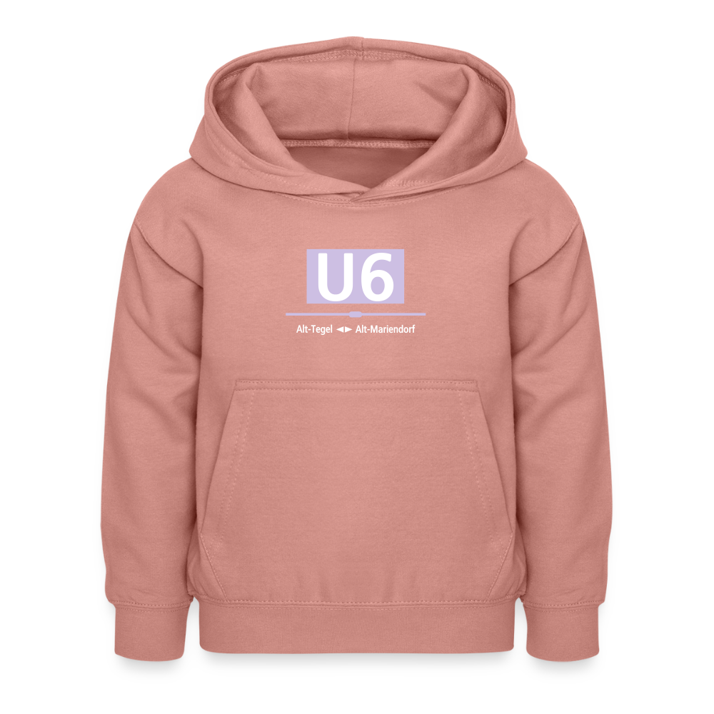 U6 - Kinder Premium Hoodie - Altrosa