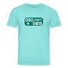030 statt 0815 - Unisex Bio T-Shirt - Poolblau