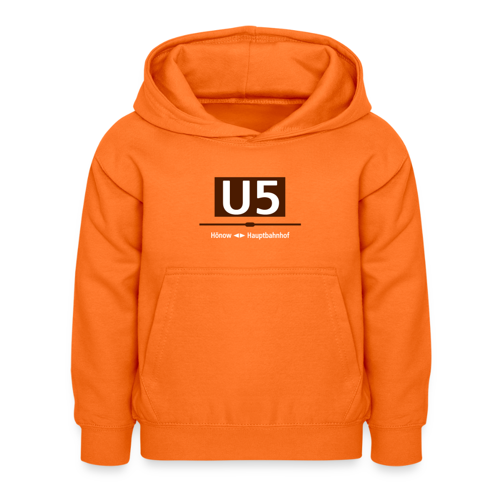 U5 - Kinder Hoodie - Orange