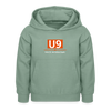 U9 - Kinder Premium Hoodie - Graugrün