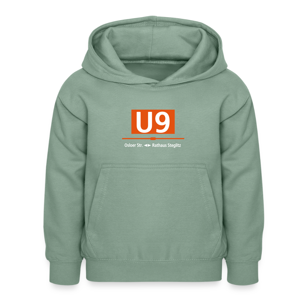 U9 - Kinder Premium Hoodie - Graugrün