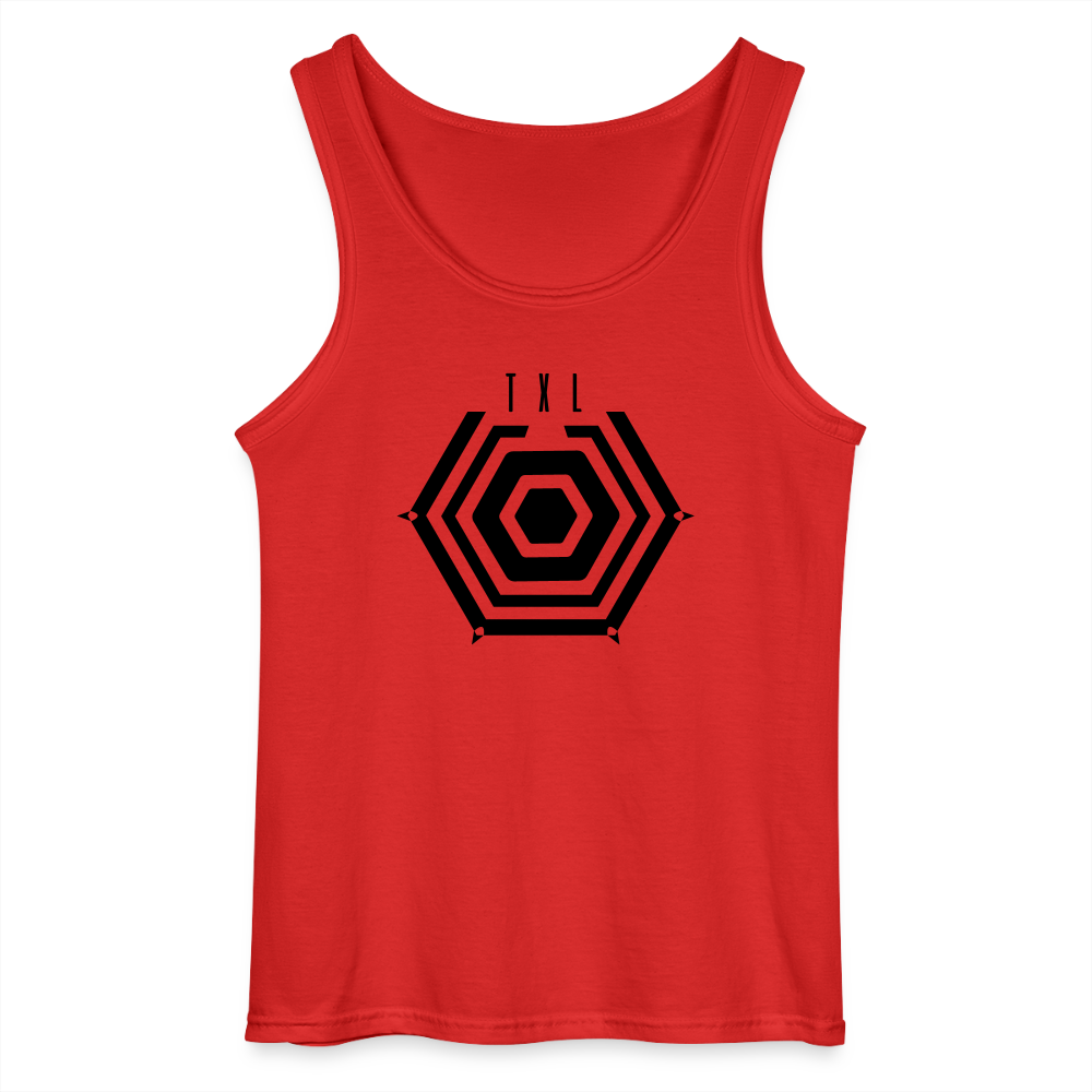 Tegel TXL Umrisse - Männer Tank Top - Rot