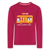 I love BVG - Kinder Langarmshirt - dunkles Pink