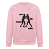 Mo le cule Man - Unisex Bio Sweatshirt - Hellrosa