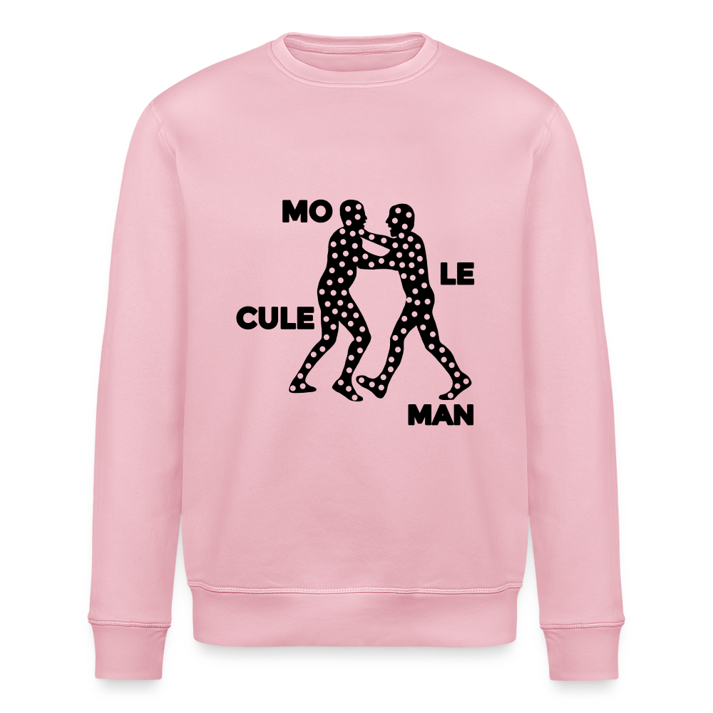 Mo le cule Man - Unisex Bio Sweatshirt - Hellrosa