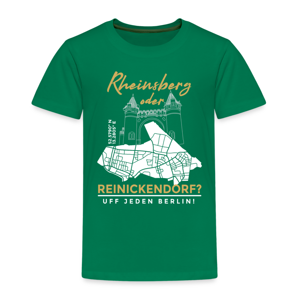 Rheinsberg Oder Reinickendorf - Kinder Premium T-Shirt - Kelly Green