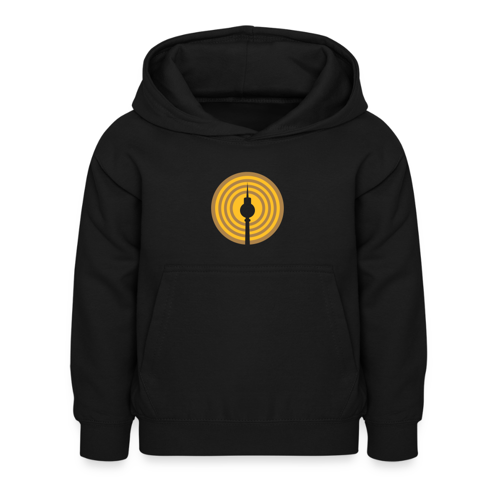 Berlin im Fokus - Kinder Hoodie - Schwarz