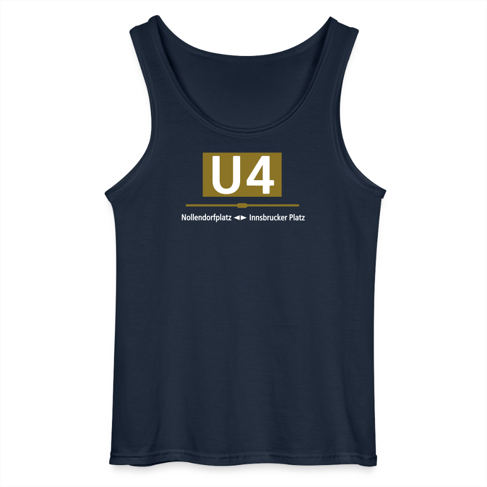 U4 - Männer Tank Top - Navy