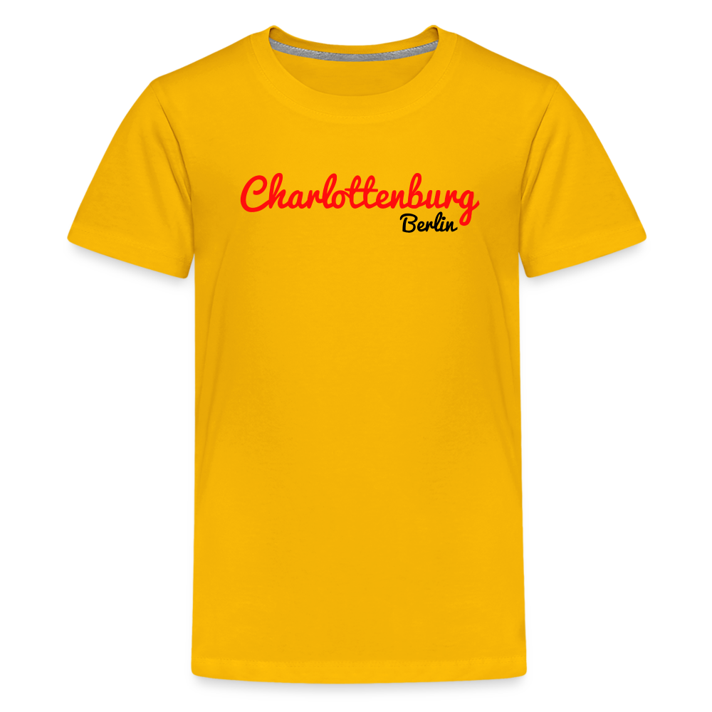 Charlottenburg Berlin - Teenager Premium T-Shirt - Sonnengelb