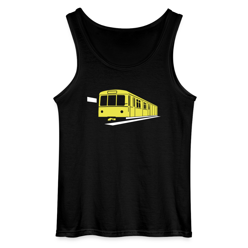 Die U-Bahn kommt - Männer Tank Top - Schwarz
