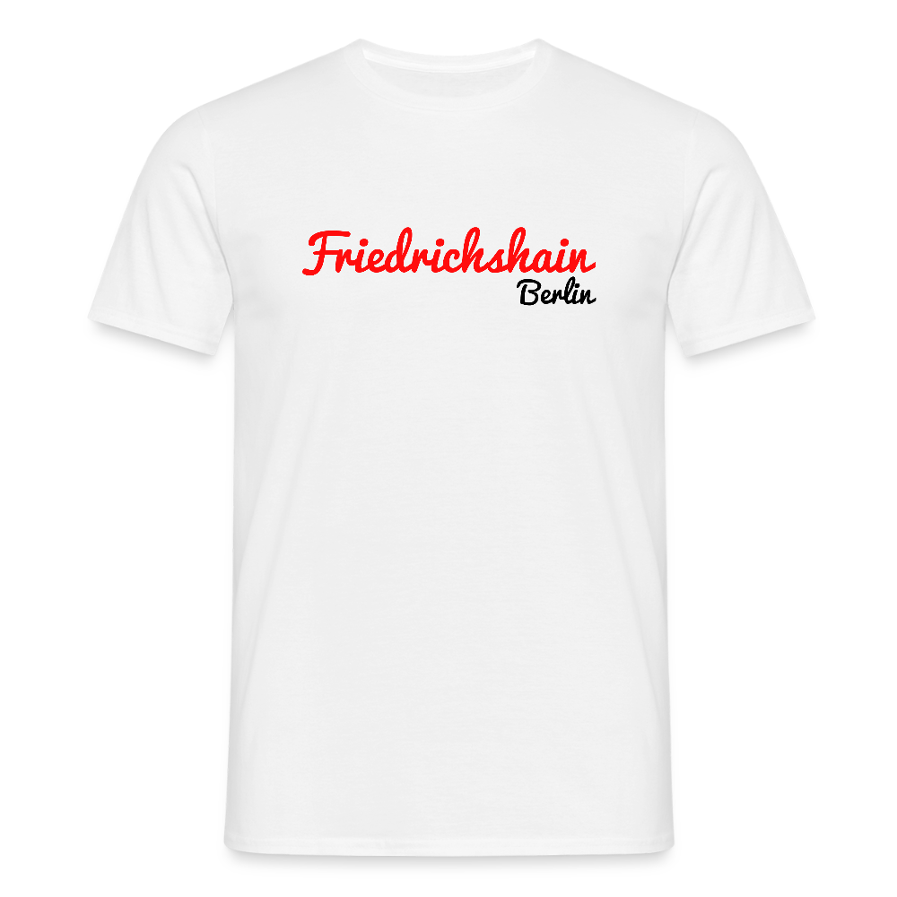 Friedrichshain Berlin - Männer Premium T-Shirt - Weiß