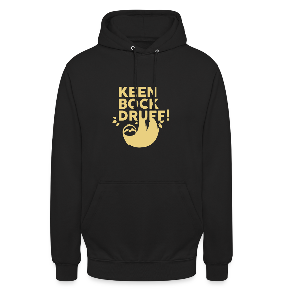 Keen Bock druff! - Unisex Hoodie - Schwarz