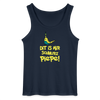 Schnurz Piepe mit Piep - Männer Tank Top - Navy