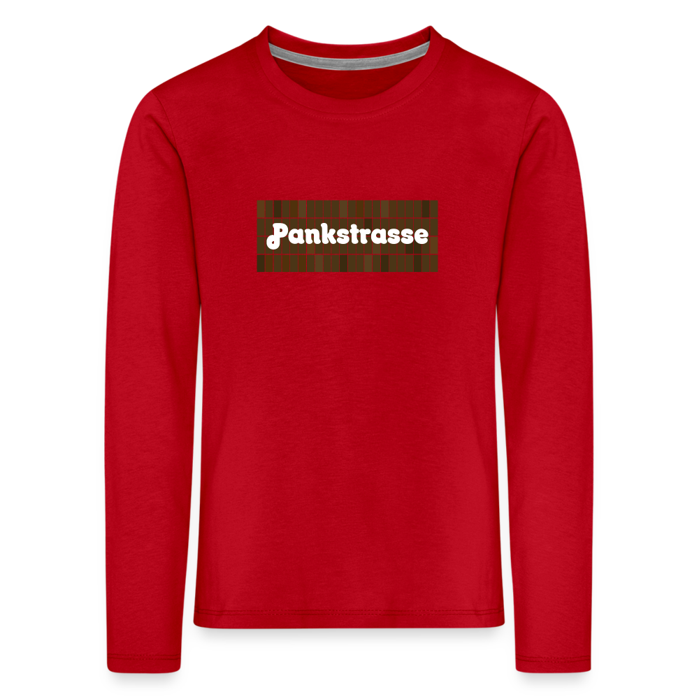 Pankstrasse - Kinder Langarmshirt - Rot
