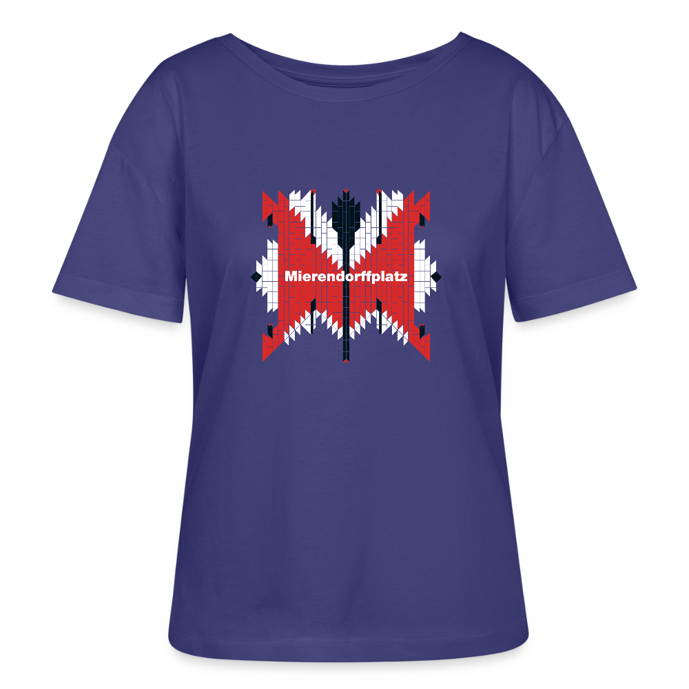 Mierendorffplatz - Relaxed Rundhals Frauen Bio-T-Shirt - Dämmerung