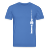 Fernsehturm Zick zack - Unisex Bio T-Shirt - Achtsames Blau