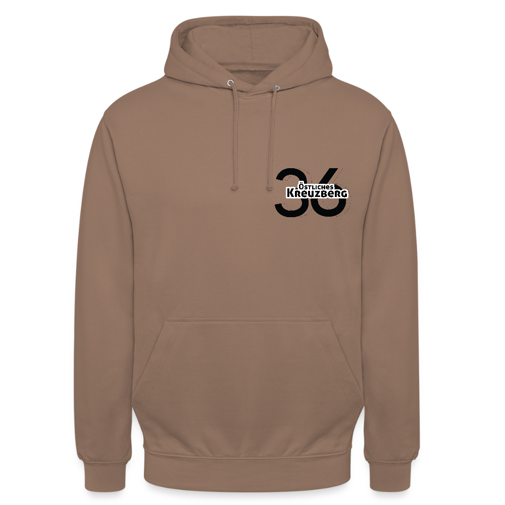 Östliches kreuzberg - Unisex Hoodie - Mokka