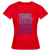 Tegel Planet Earth - Frauen Premium T-Shirt - Rot